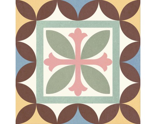 Porseleinen wand- en vloertegel Heritage taco in 76 verschillende designs 16,5 x 16,5 cm