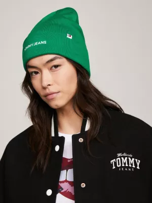 Gorro de tricô com logotipo