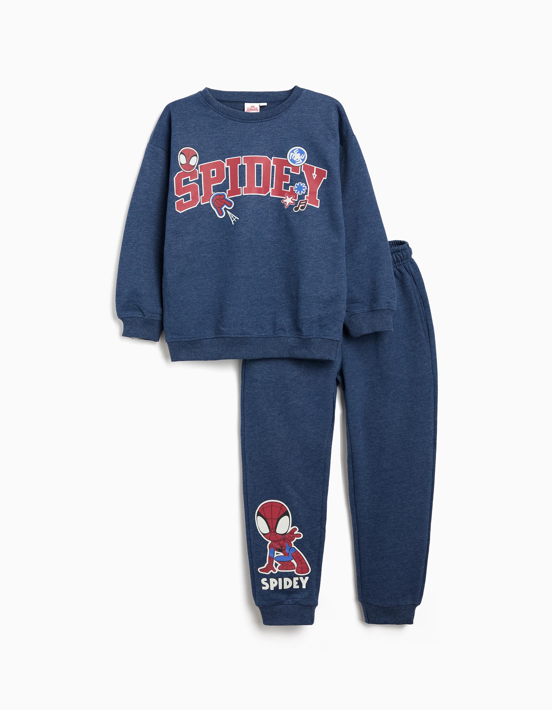Conjunto Sweatshirt e Calças de Felpa 'Spidey' ©Disney, Menino, Azul