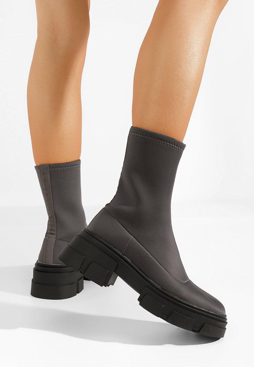 Bottines femme gris Sumeria