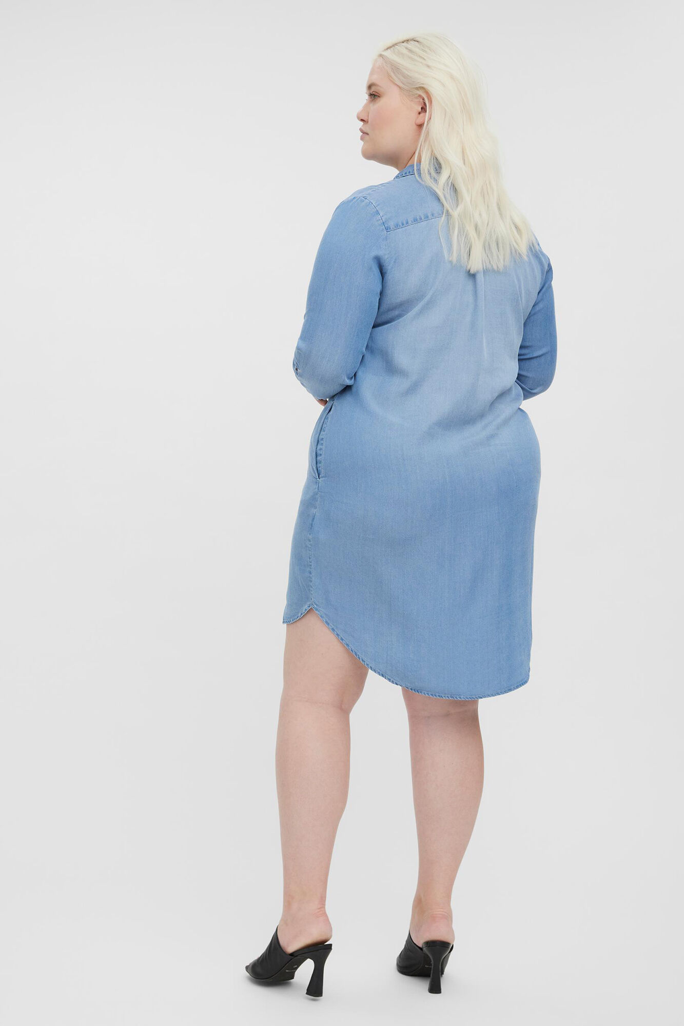 Vestido Curve Cowboy - Azul