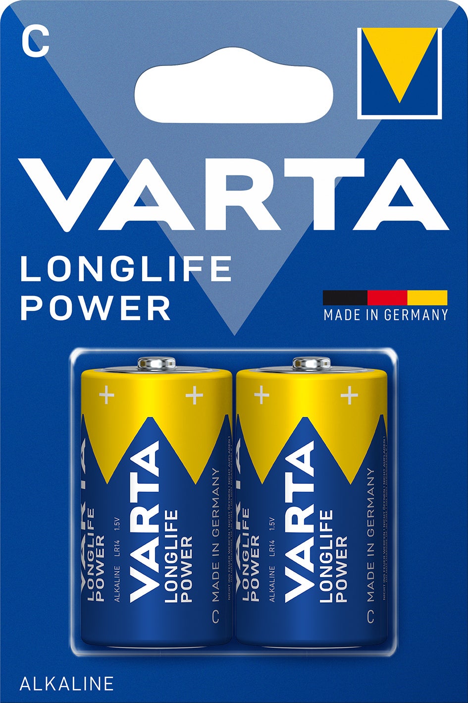 Varta C batterij Longlife Power 2 stuks