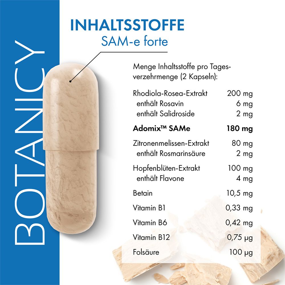 Botanicy - SAM-e forte mit ADOMIX & Kräutern