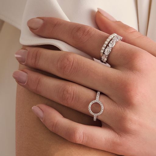 Sif Jakobs Jewellery Biella Altro Piccolo Ring, Silver, 52