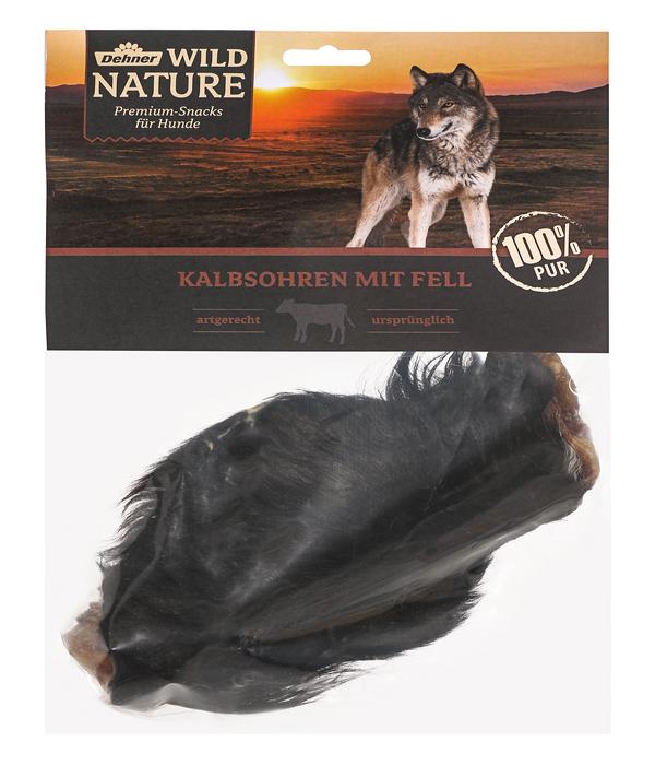 Dehner Wild Nature Hundesnack Kalbsohren mit