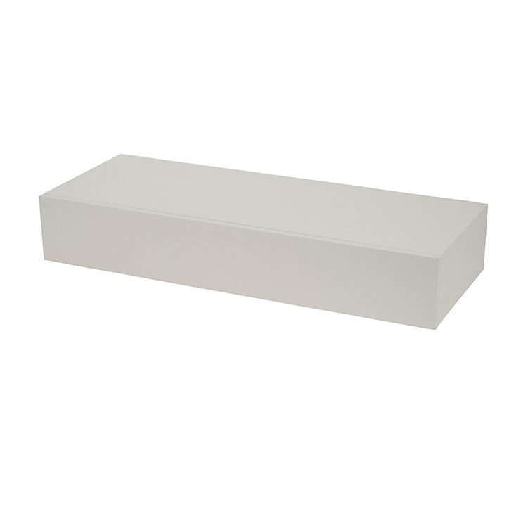 Tablette Murale à tiroir Blanche Rigga Form 60 cm