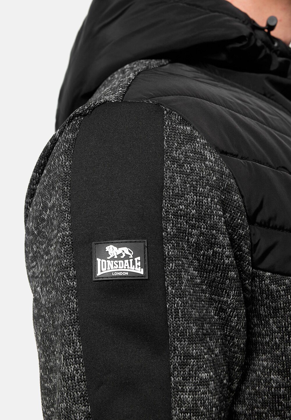 Lonsdale Herren Jacke mit Kapuze normale Passform BUNACAIMB