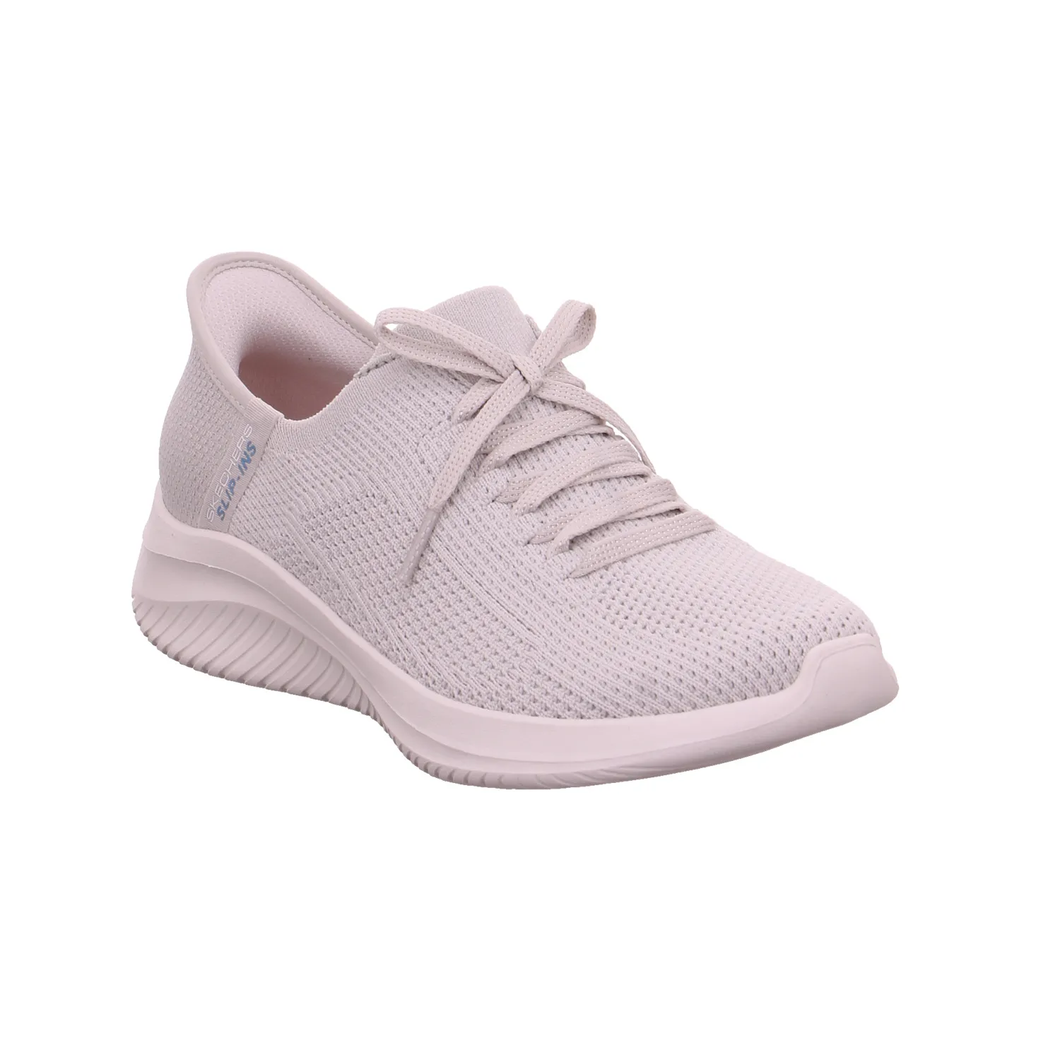 SKECHERS Sneaker Hellgrau Textil