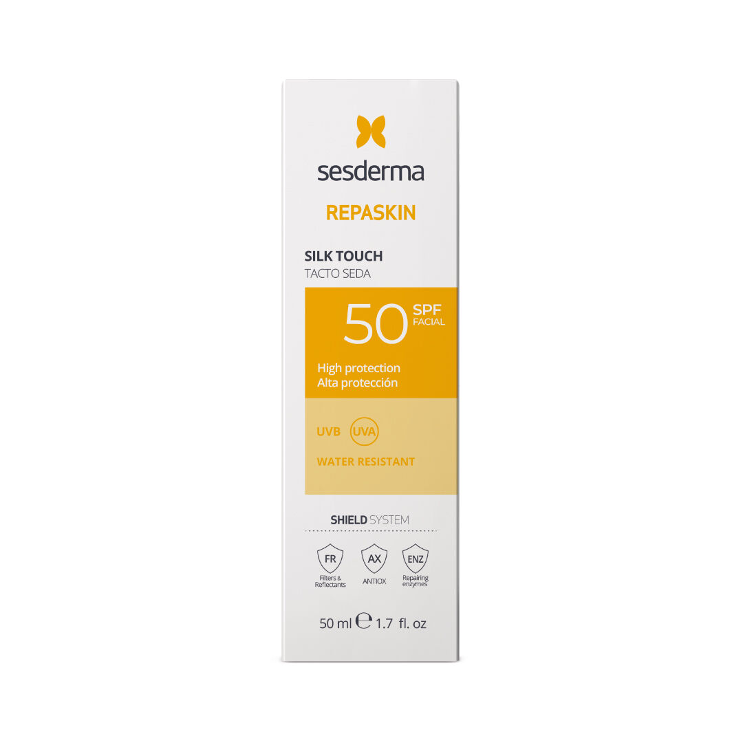 SESDERMA  Repaskin Fotoprotetor Facial SPF50 Toque Seda - 50ml