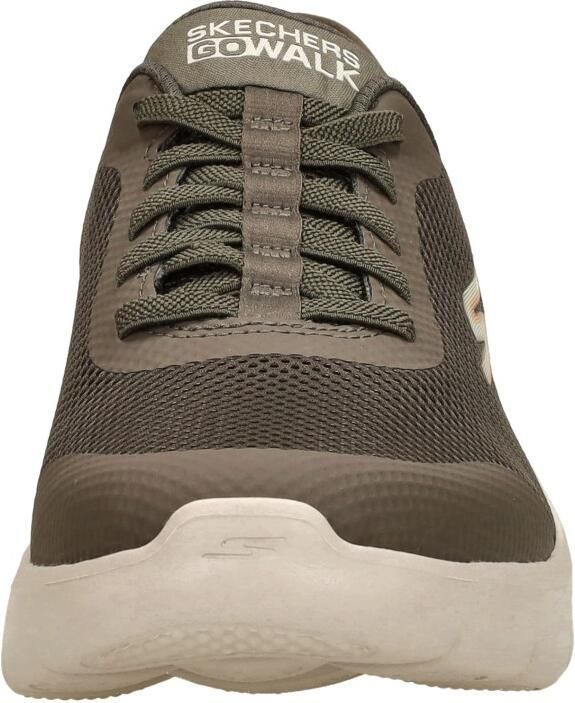 Skechers Slip-ins Go Walk Flex Hands Up Heren Instappers Bruin