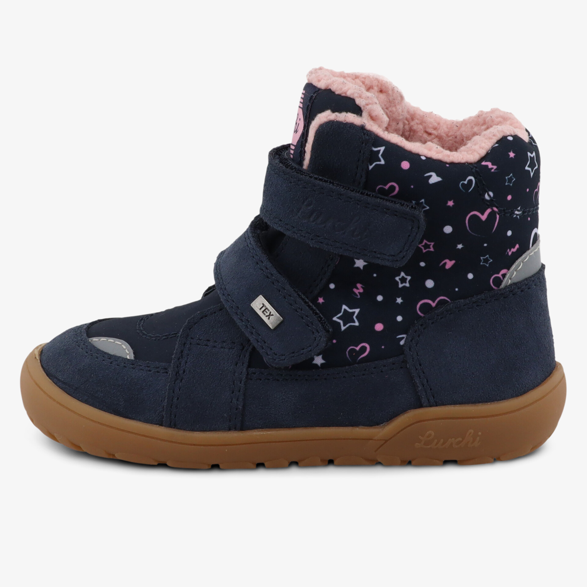 Lurchi Kinder Klettstiefel blau