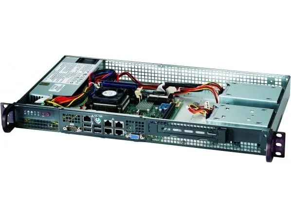 Black 1U SC505 chassis