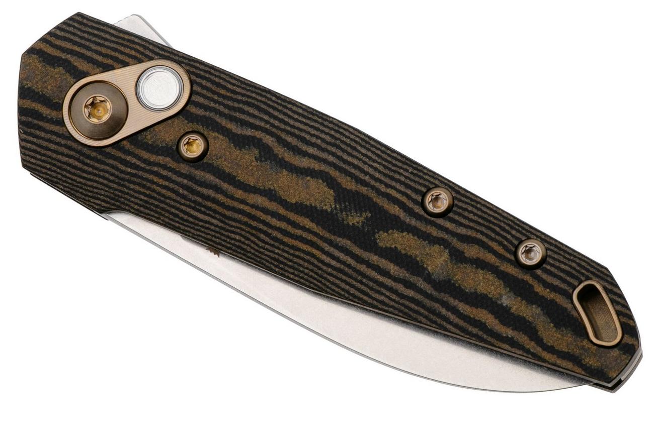 Ansø of Denmark Aros AROS-RLB, Stonewashed RWL34, Black/Brown Richlite zakmes, Jens Ansø design