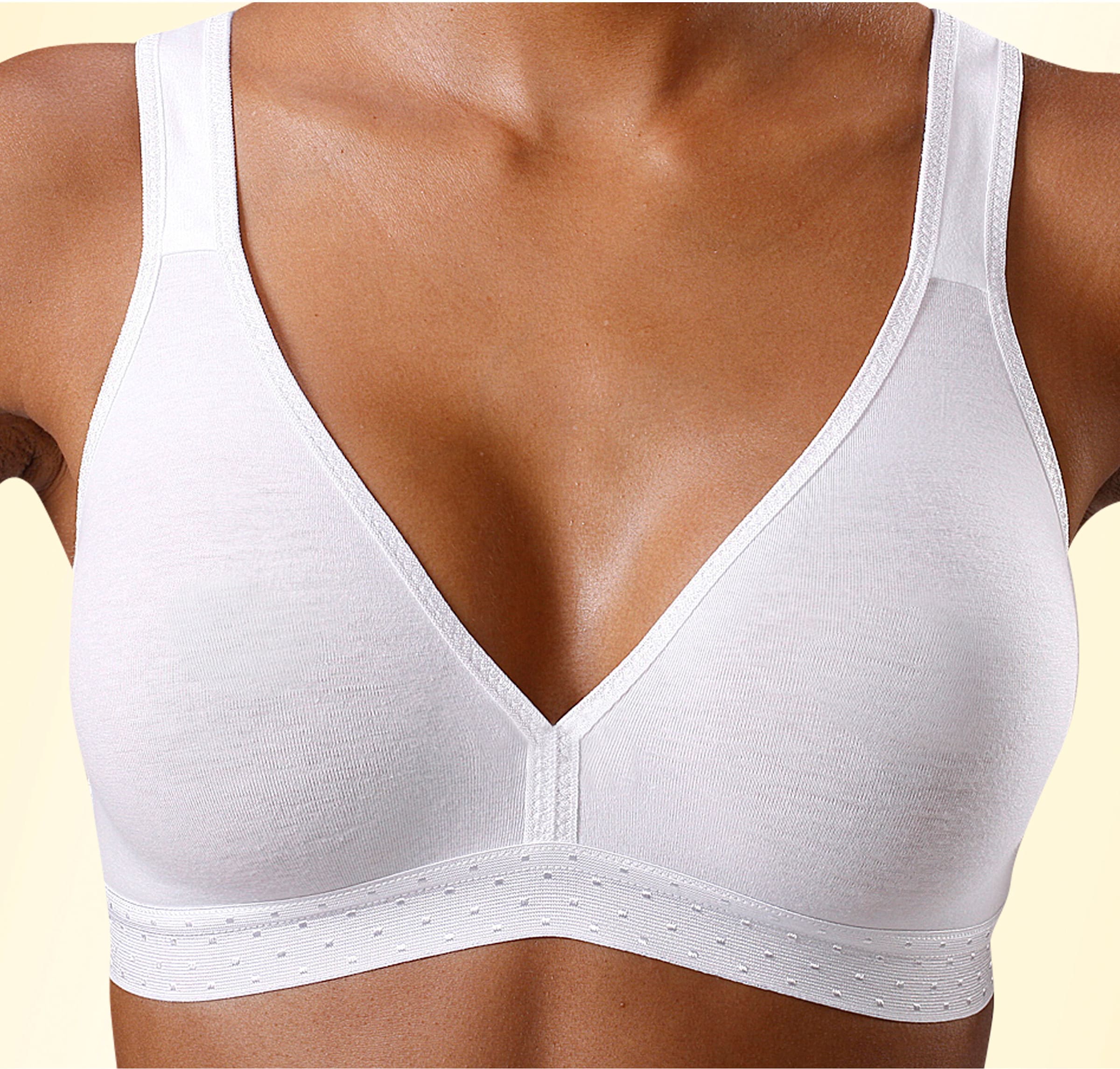 petite fleur Sport-BH in 2xweiß