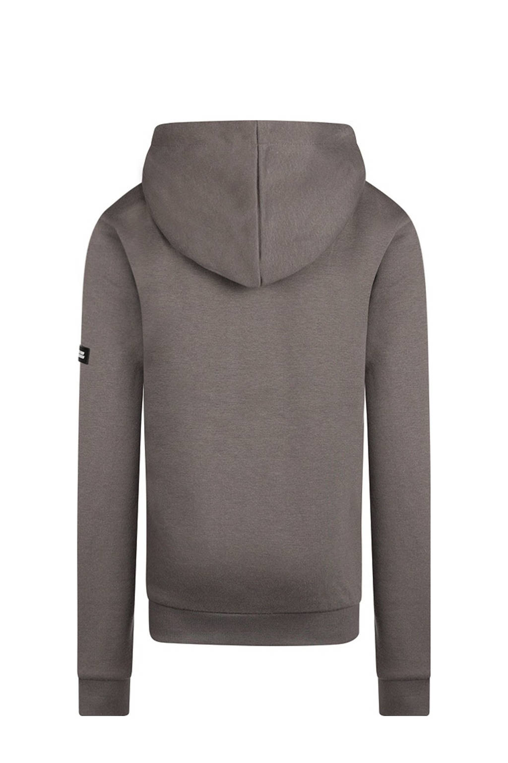 No Way Monday hoodie met logo grijs