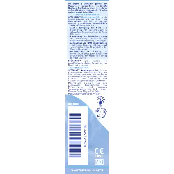 Stérimar Nasenhygiene Baby 2 in 1 Nasenspray  Spülung 50ml