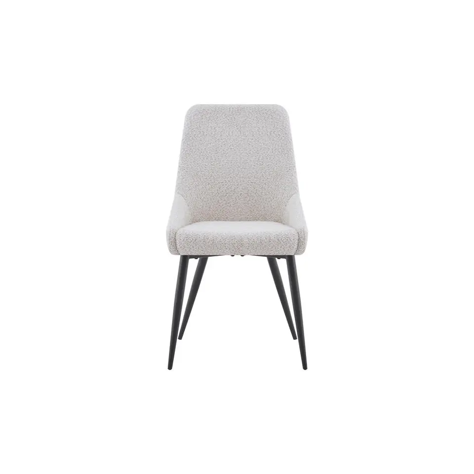 Furnihaus Eetkamerstoel Oscar Boucle Beige Set van 2