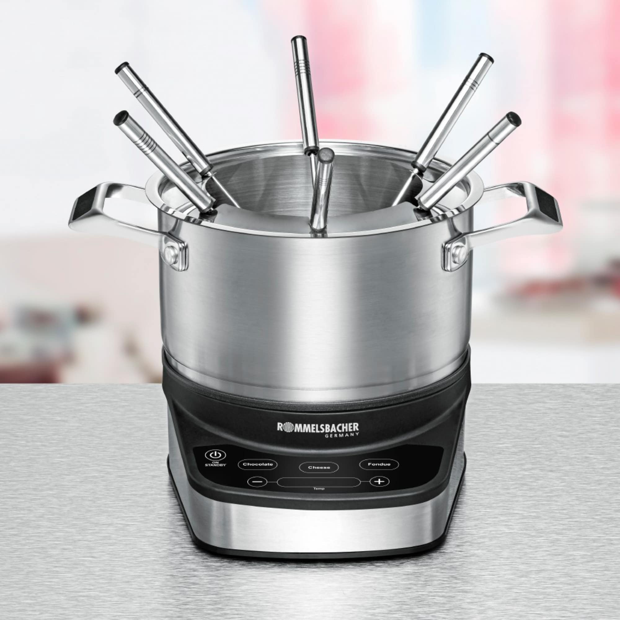 Rommelsbacher Fondue Elektro Fondue Set F 1200