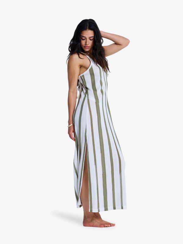Nalu Sunset Robe de plage maxi Vert Femme