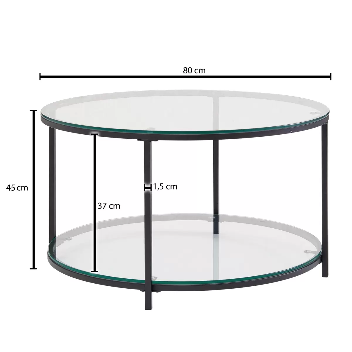 Couchtisch Belfort Transparent