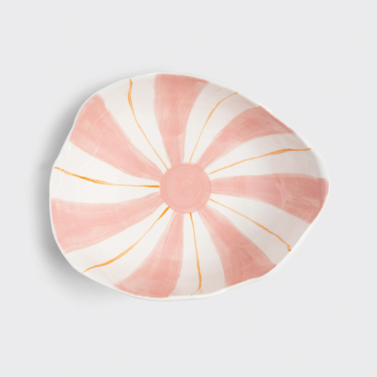 &klevering Ray kom 13x16,5 set van 2 roze
