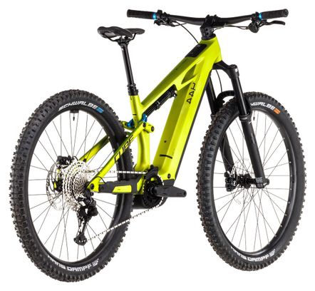 VTT Électrique Tout-Suspendu Cube Stereo Hybrid One44 HPC Race 800 Shimano Deore XT 12V 800 Wh 27.5'' Vert Flash Lime 2025