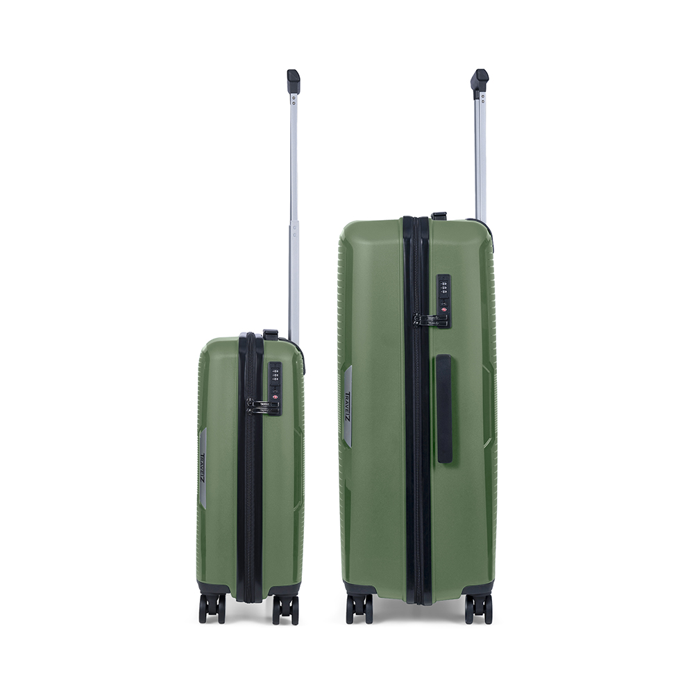 TravelZ Swinger 2-delige kofferset - Green