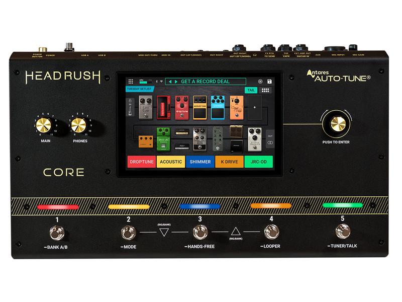 HeadRush Effektgerät CORE Perfekter Gitarren- und Gesangssound mit einem Tastendruck