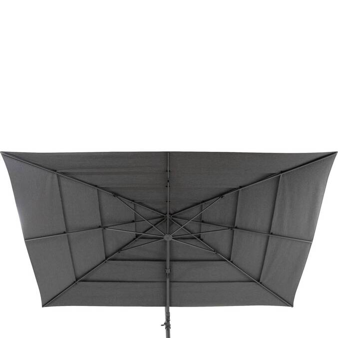 Toile de parasol rectangulaire MELHIA Graphite