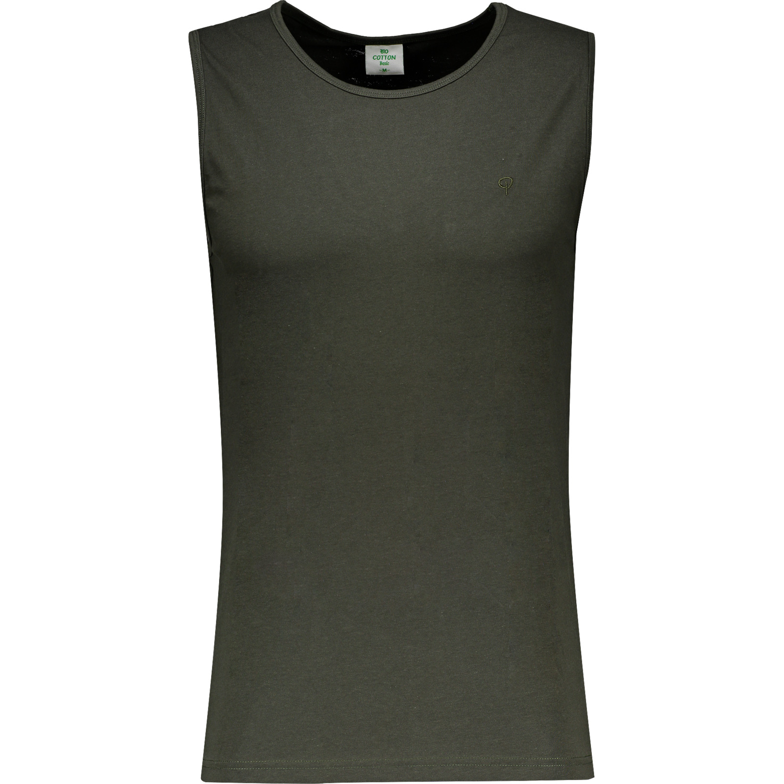 Herren-Tanktop Bio, dunkelgrün 3XL