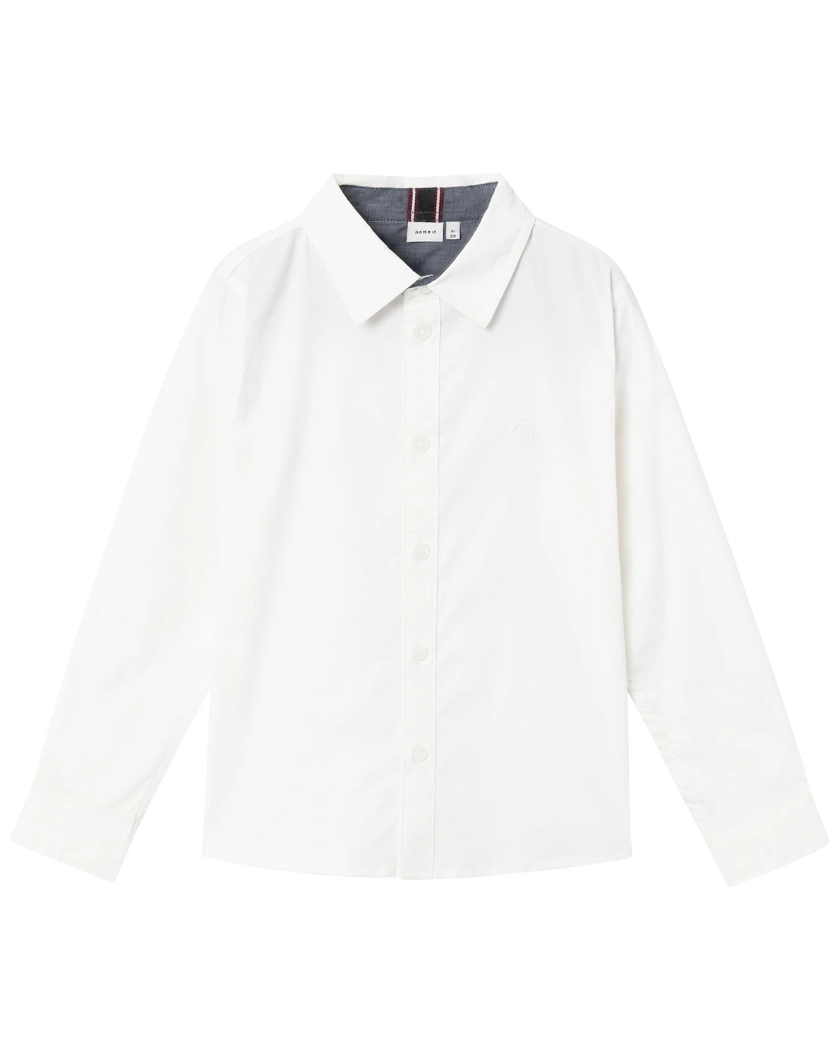 Langarmhemd NKMNEWSA in bright white