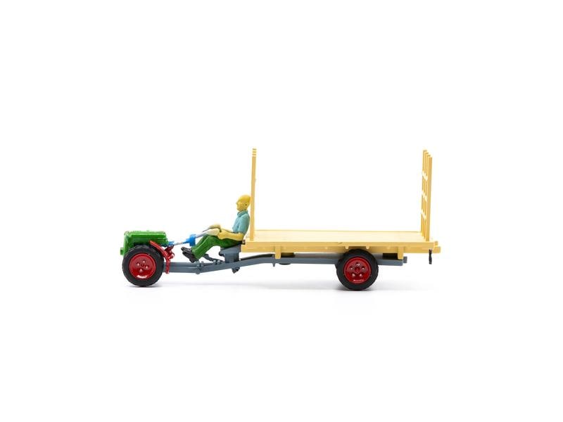 ACE Rapid Special 1:87 Modell Lastwagen mit Anhänger und Figur