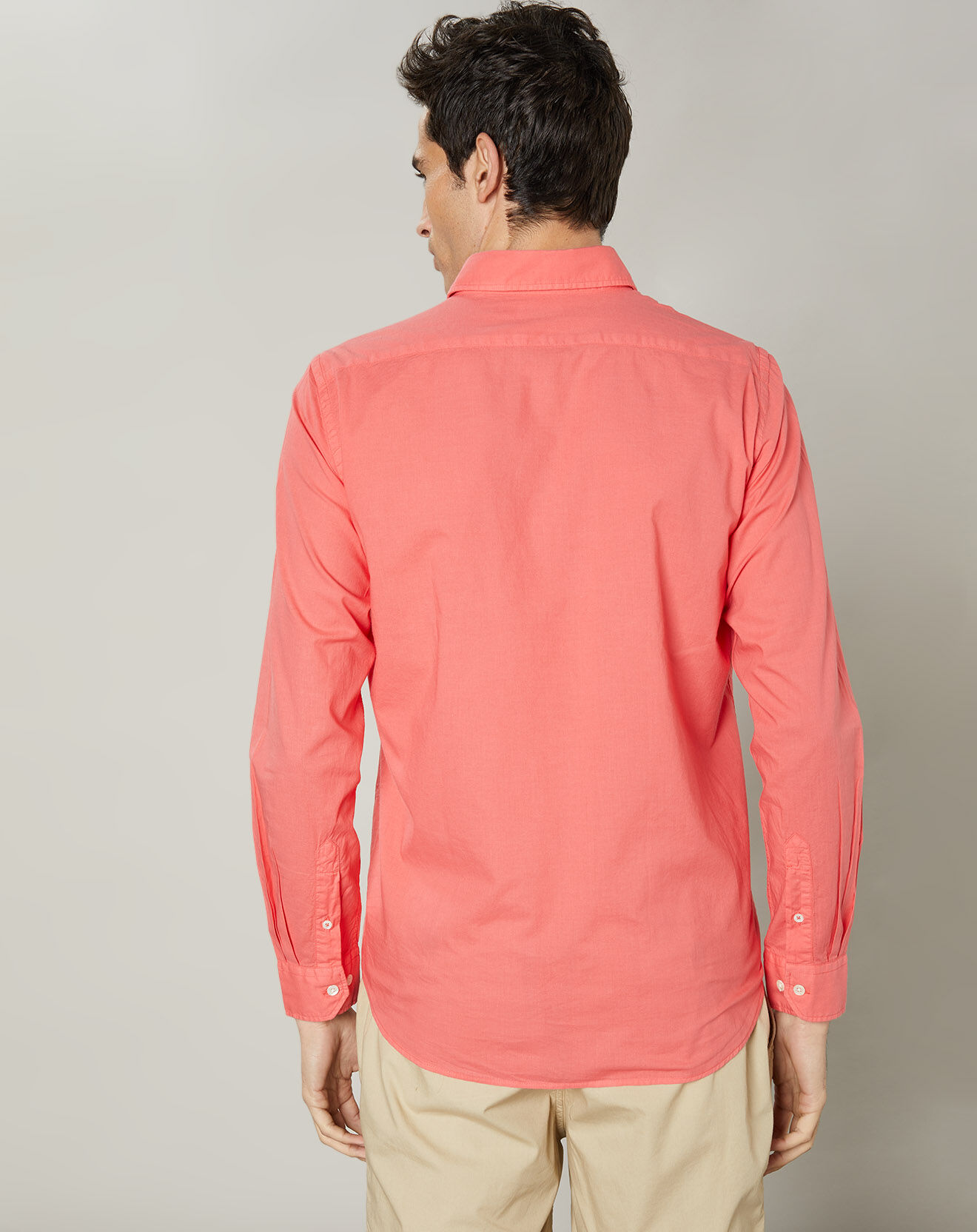 Hartford Chemise slim Sammy Pat rouge