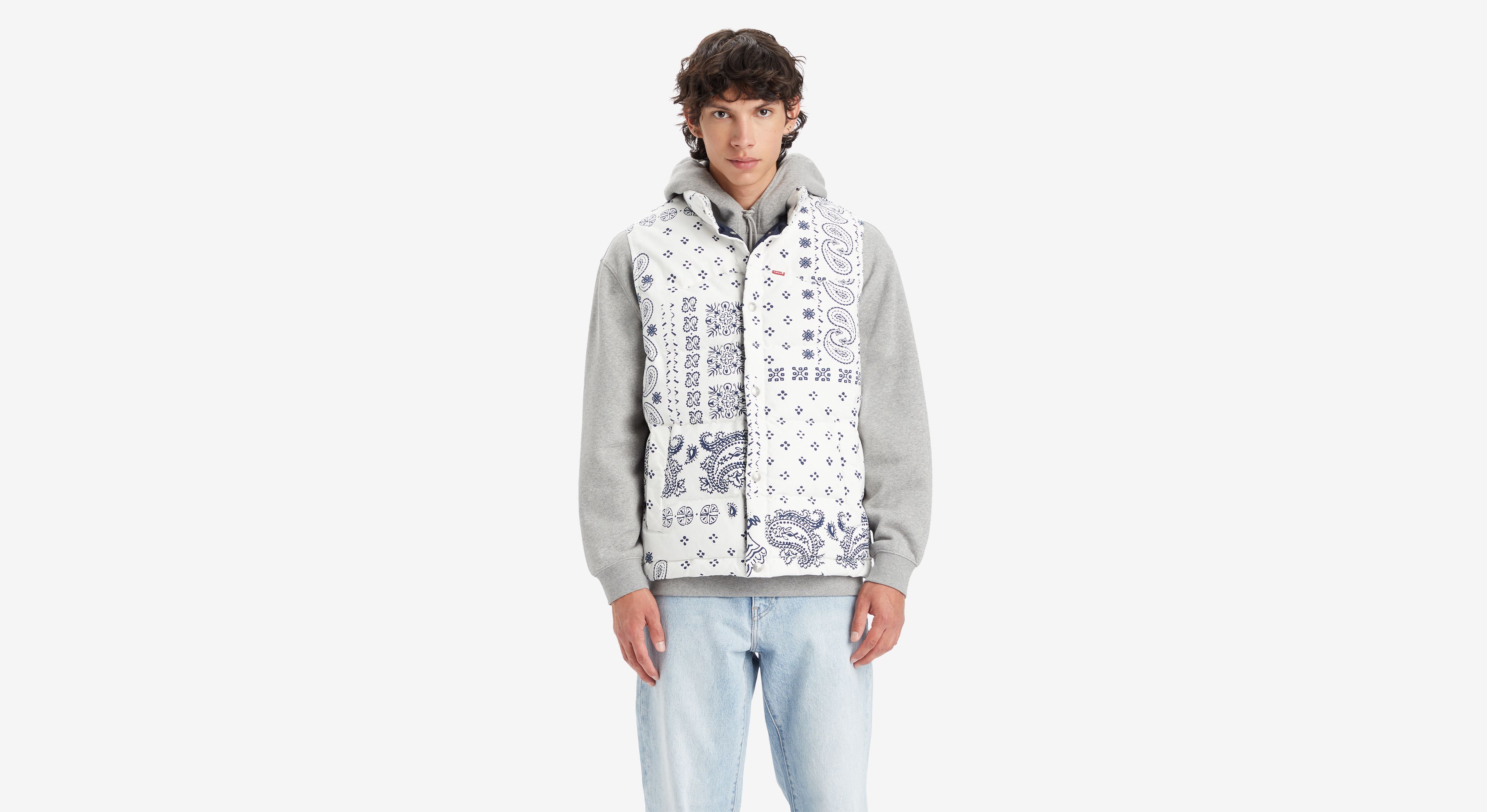 Doudoune sans manches western Super - Francisco Bandana Naval Academy - Multicolore
