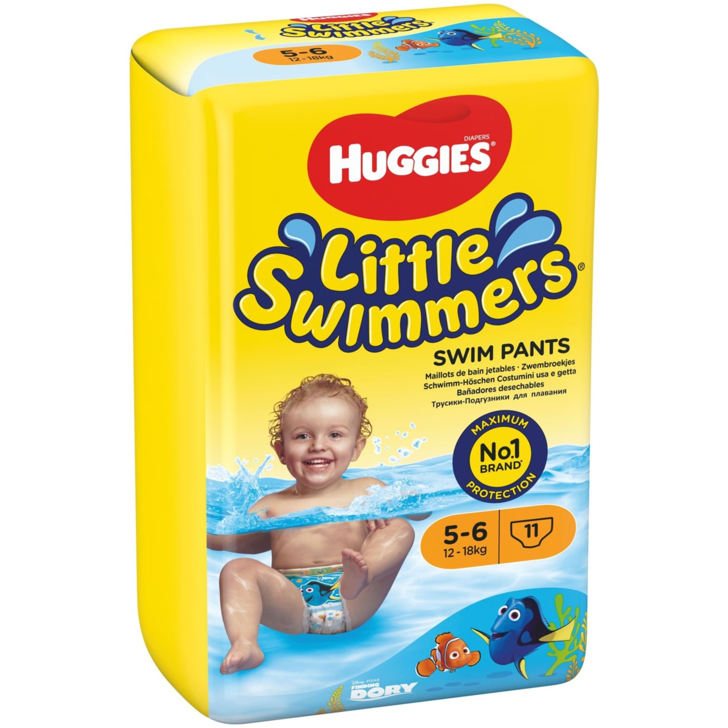 Huggies Little Swimmers Schwimmwindeln S, 5-6, 12-18kg, 11 Stück