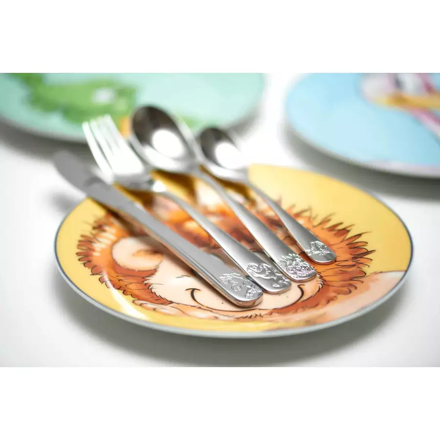Ritzenhoff & Breker GmbH & Co. KG Kinderbesteck Happy Zoo 4er Set bunt