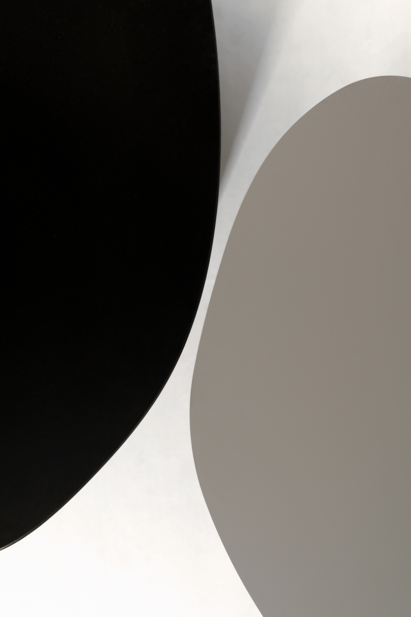 Studio HENK tafel Butterfly Blob - zwart frame, HPL Fenix nero ingo 260 x 100 | HPL Fenix Nero Ingo | Rechte Rand | Frame Zwart