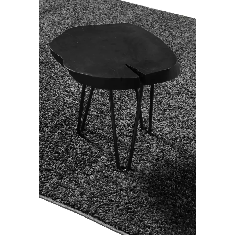 Wecon home basics Hochflorteppich Greta anthrazit grau