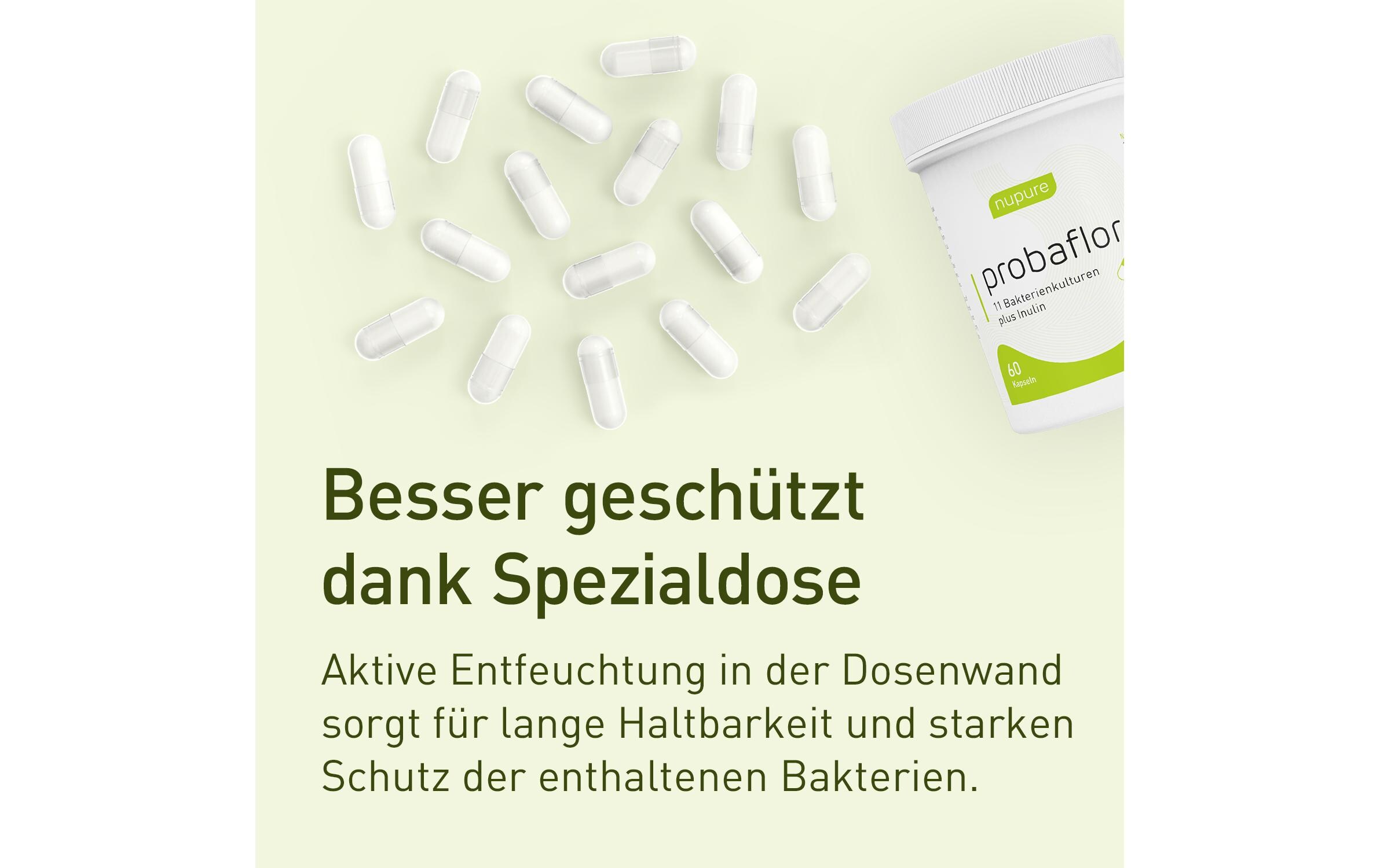 probaflor 60 KapselnProbiotika Kapseln zur Unterstützung der Verdauung