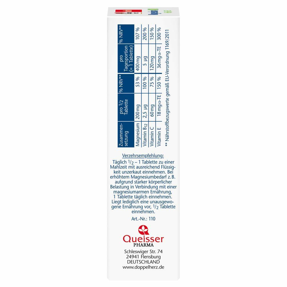 Doppelherz® aktiv Magnesium 400 +B12+C+E