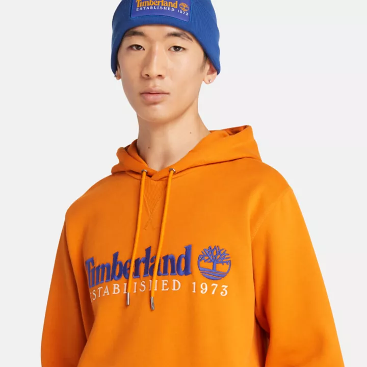 Moletom com capuz Timberland 50º Aniversário na cor laranja