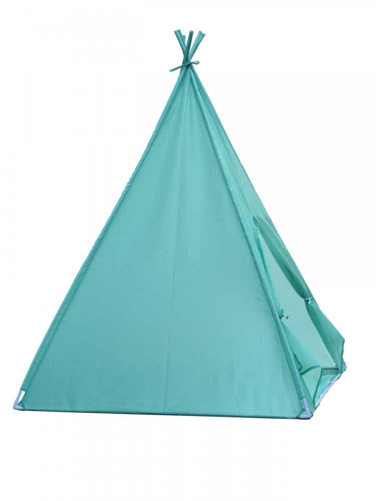 Tenda infantil tipo tipi | Dobrável | Impermeável | Azul-turquesa | Indiana | Mobiclinic