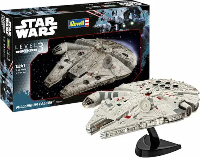 Revell - Star Wars - Millennium Falcon Model Byggesæt - 1:241 - Level 3 - 03600