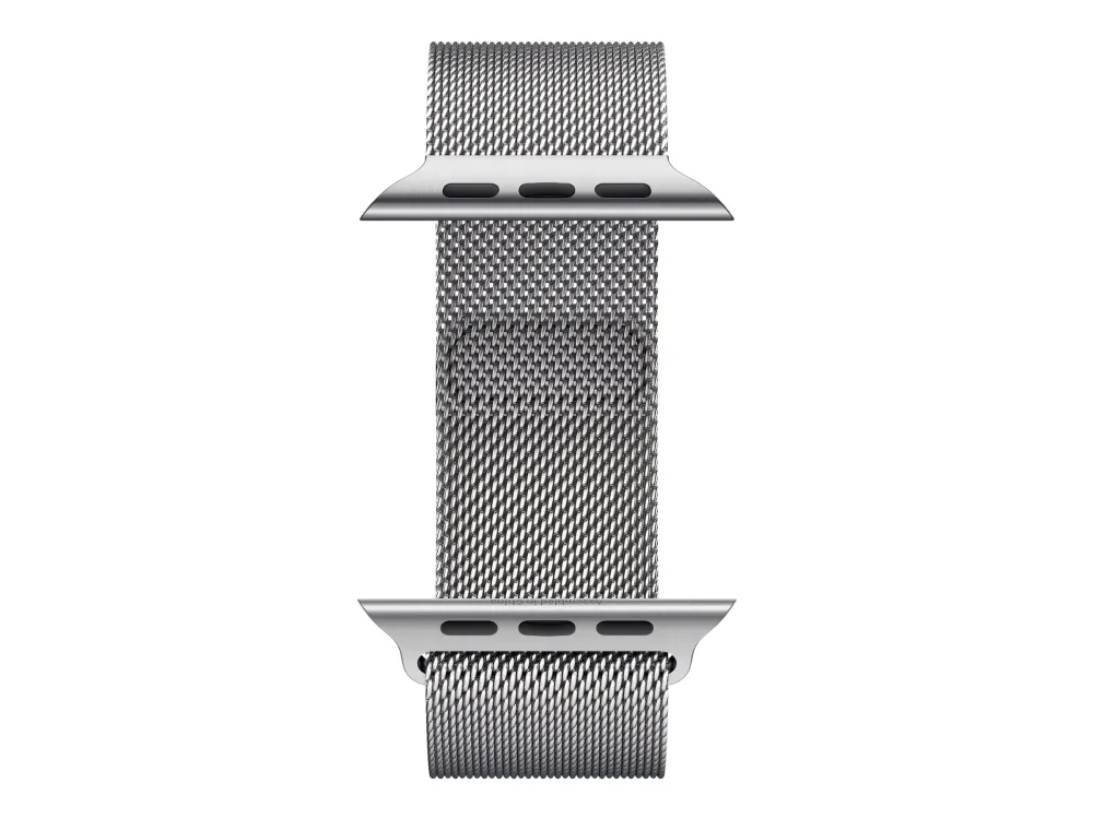 Apple Watch Series 7 (GPS   Cellular) - 45 mm - sølv rustfrit stål - smart ur med milanesisk løkke - rustfrit stål - sølv - håndledsstørrelse: 150-200 mm - 32 GB - Wi-Fi, Bluetooth - 4G - 51.5 g