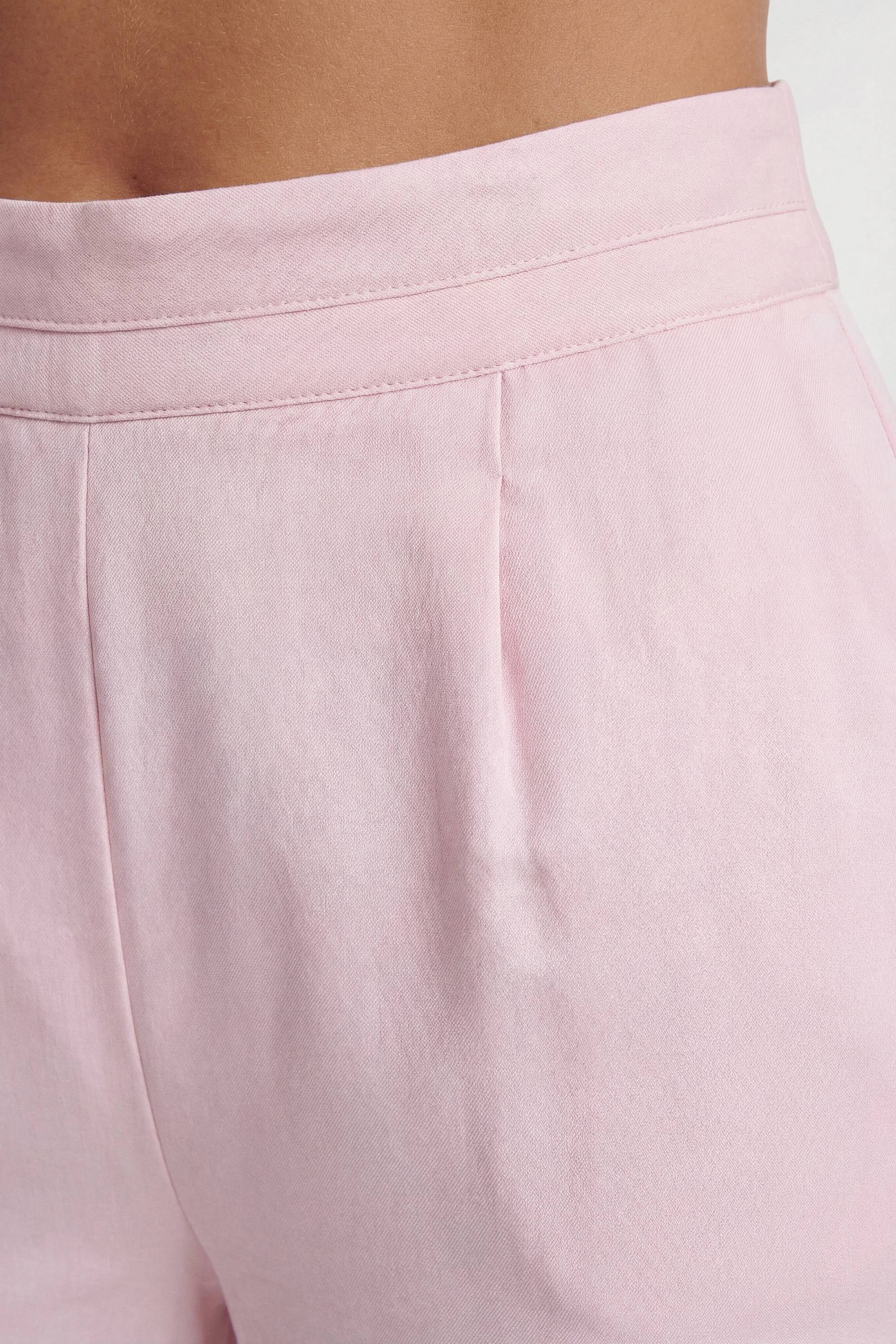 KarenMillen Pantalon Ample En Satin Martelé Tissé