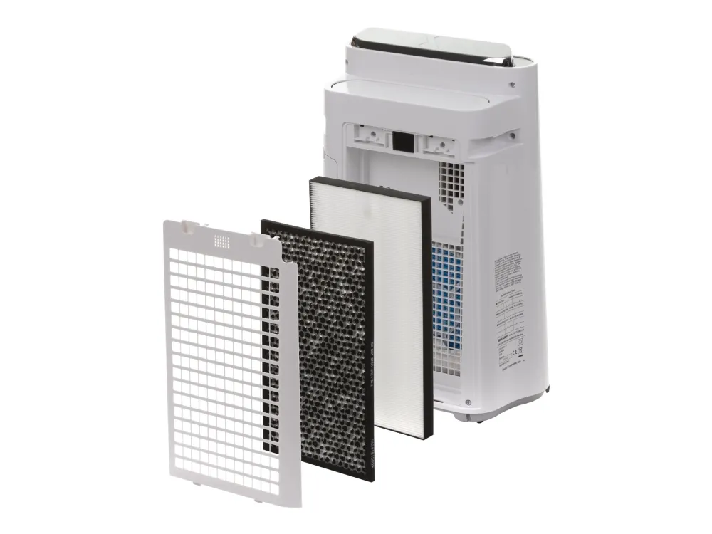 Sharp KC-D60EUW - Luftfugter/-renser - mobil - hvid