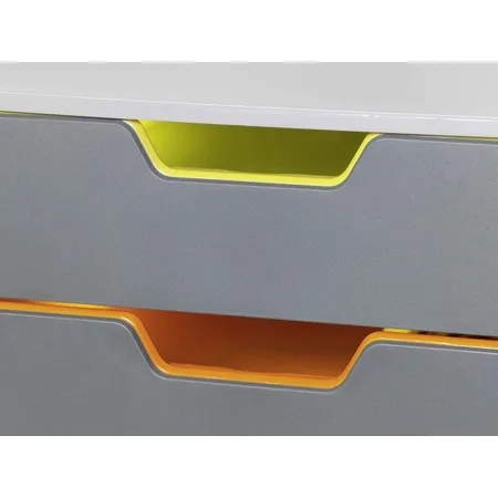 Durable 760527 Ablagebox Varicolor 5, farbiger Verlauf