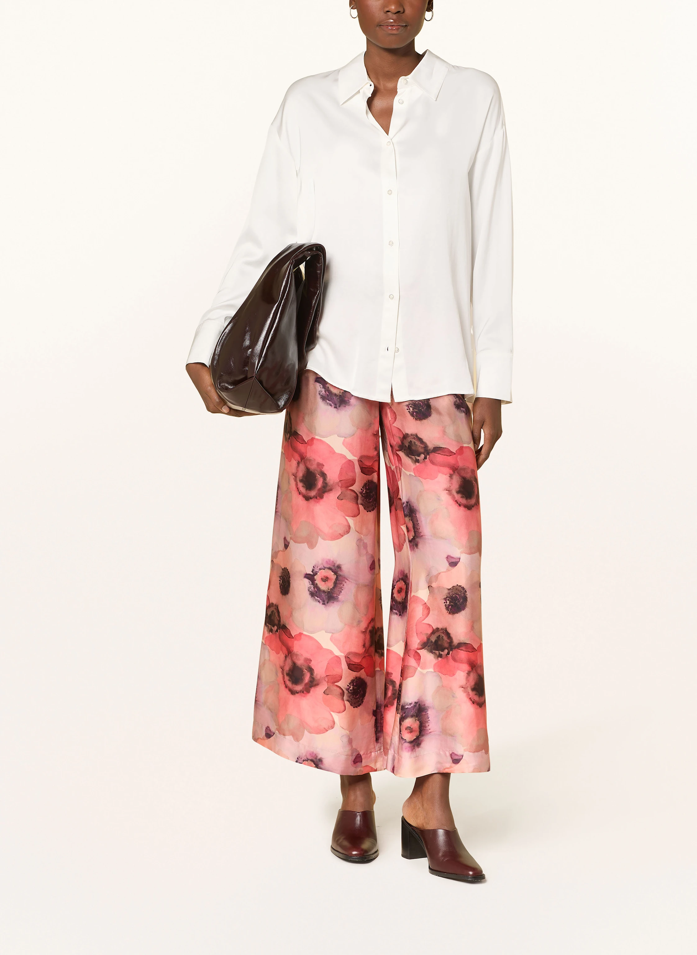 RAFFAELLO ROSSI Marlenehose HELENA aus Satin
