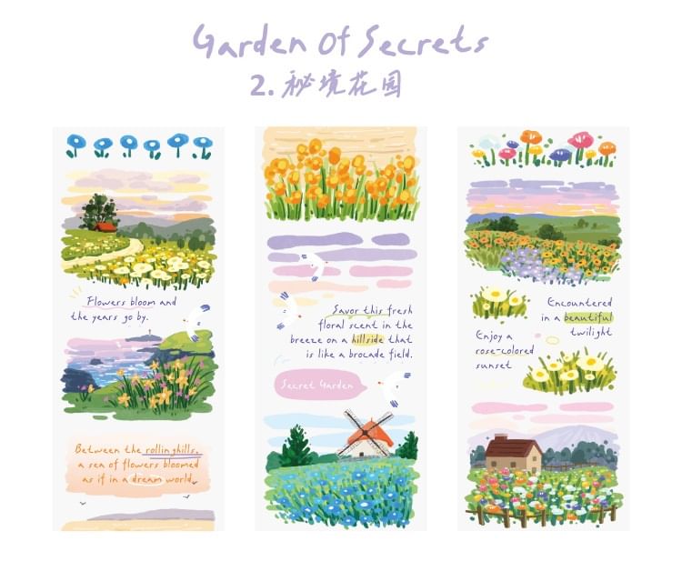 Daydilon - Scenery Masking Tape (diverse ontwerpen)