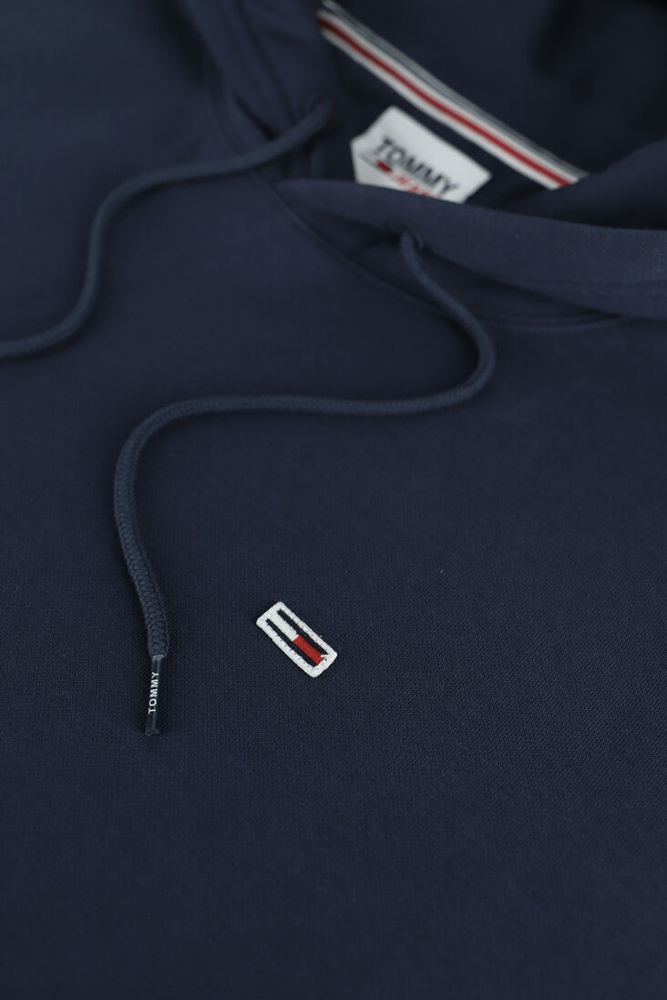 TOMMY JEANS donkerblauwe tommy jeans sweater tjm regular fleece hoodie